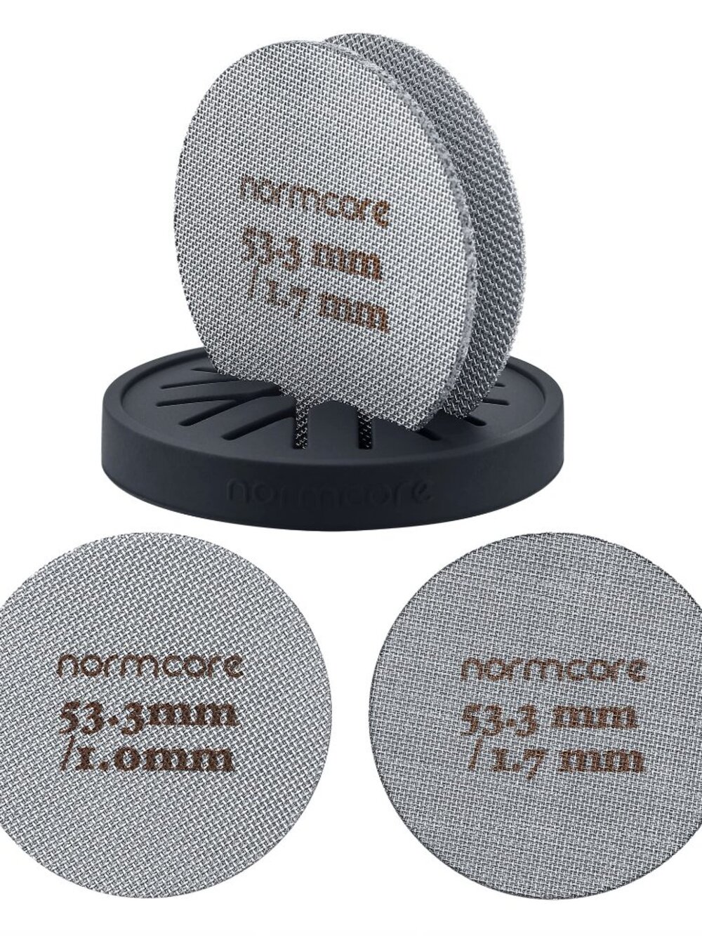 Normcore 53.3mm Puck Screen with Stand 2PK